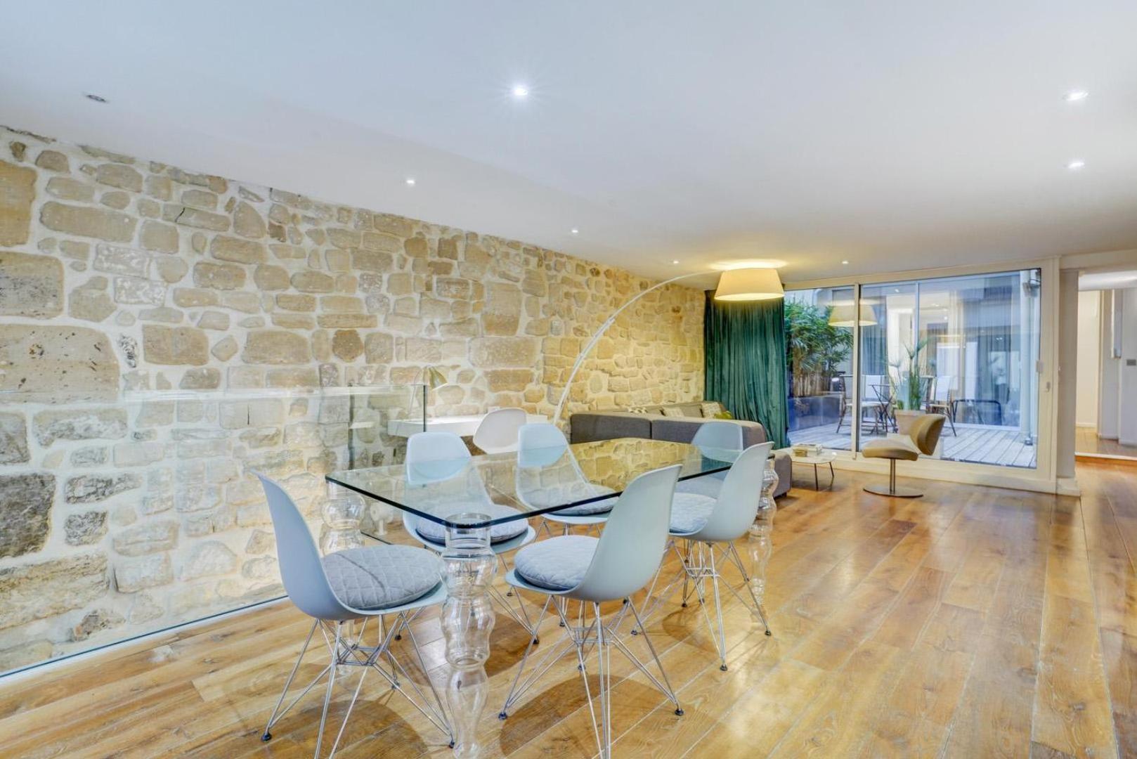 Jardin Prive - Gorgeous 3 Bed House In Le Marais Appartamento Parigi