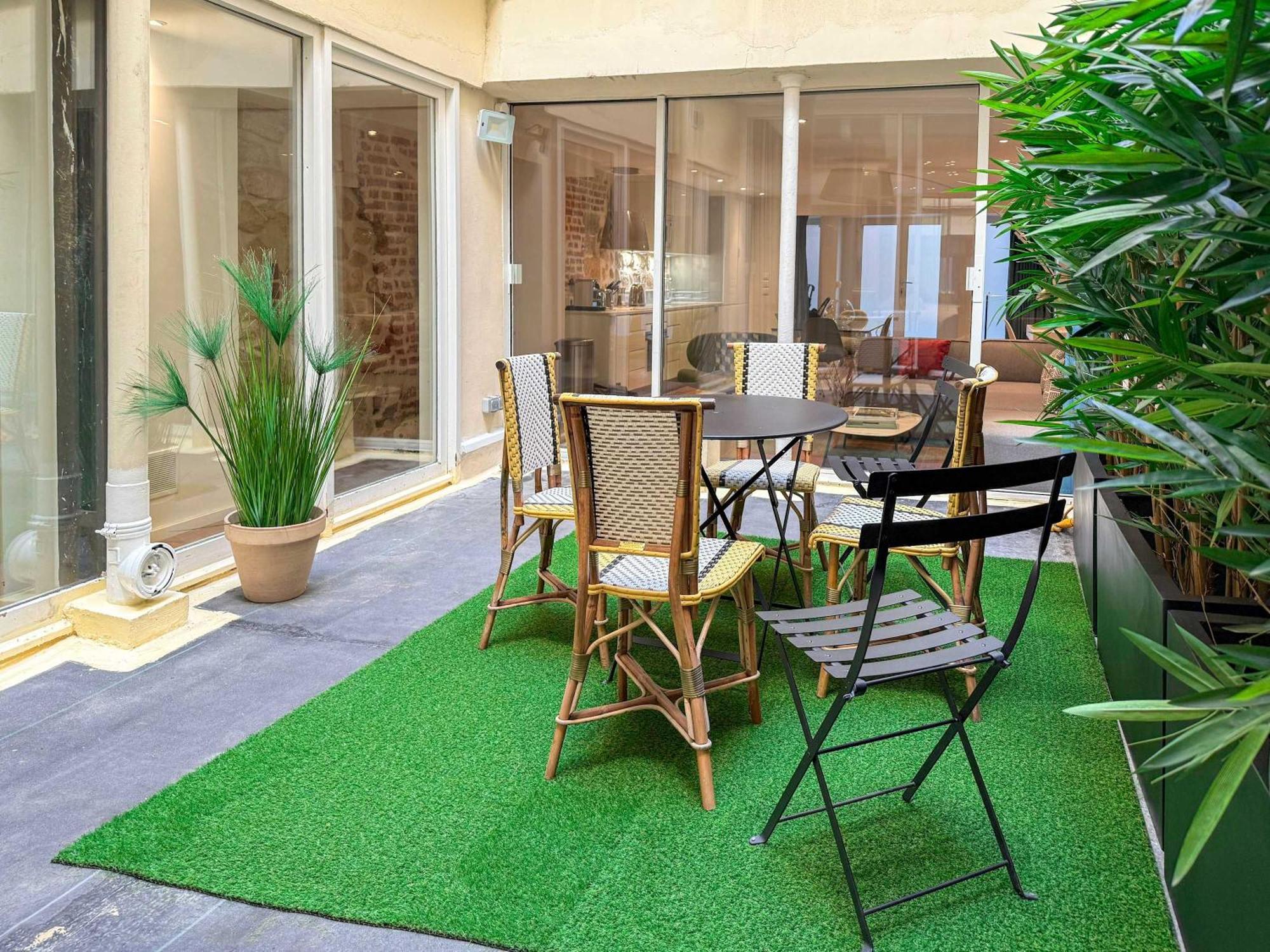 Jardin Prive - Gorgeous 3 Bed House In Le Marais Appartamento Parigi